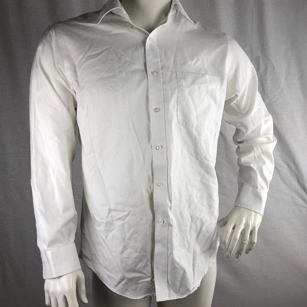 1905 Collection White Slim Fit Dress Shirt 16